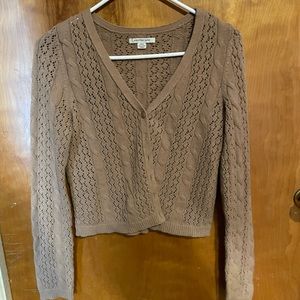 American eagle cropped cardigan